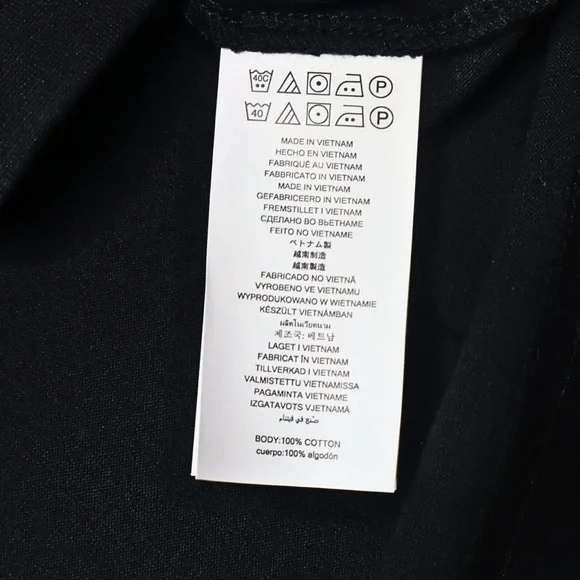 Michael Kors T-shirt Mens Size Medium Embroidered Logo Black Short Sleeve - Picture 9 of 12